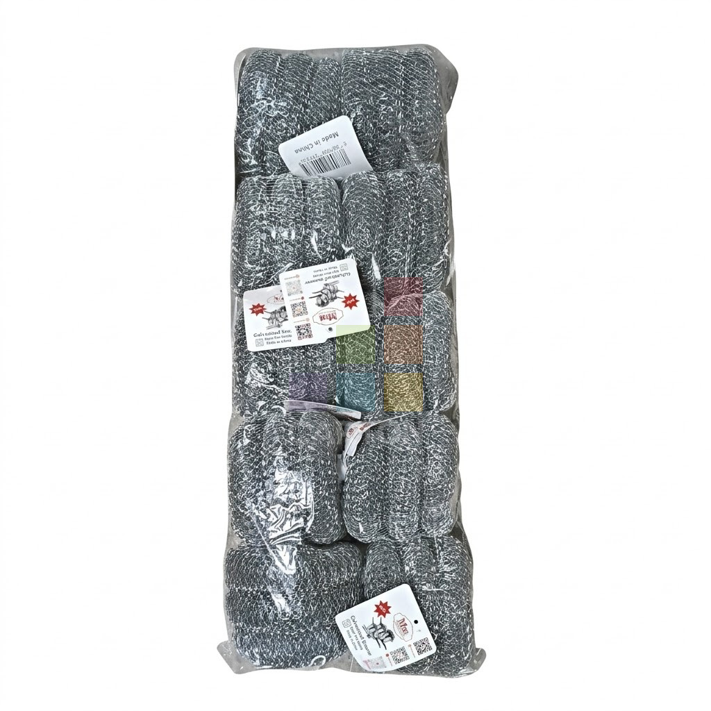 Steel Wool Hand Scrubber 3Pcs